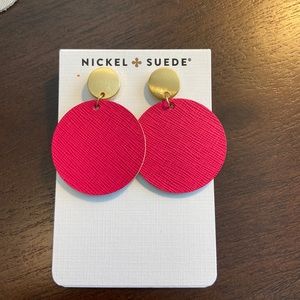 Nickel and Suede Bright Melon Disc